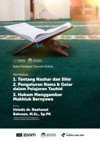TERJEMAH QAULUS SADID SYARH KITAB TAUHID  (Tentang Nazhar dan Sihir, Pengaturan Nama & Gelar dalam Pelajaran Tauhid, Hukum Menggambar Makhluk Bernyawa)