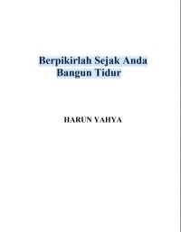 Berpikirlah Sejak Anda Bangun Tidur