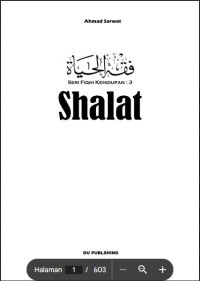 Seri Fiqih Kehidupan (3) : Shalat