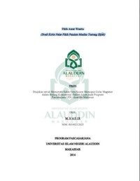 Fikih Aurat Wanita (Studi Kritis Nalar Fikih Feminis Muslim Tentang Hijab)