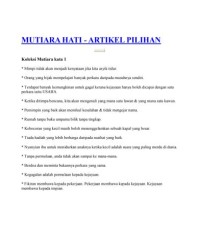 Mutiara Hati