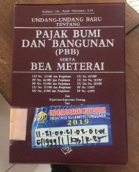 Image of Undang-undang Baru Tentang Pajak Bumi Dan Bangunan ( PBB) Serta Bea Meterai