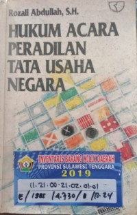 Image of Hukum Acara Peradilan Tata Usaha Negara