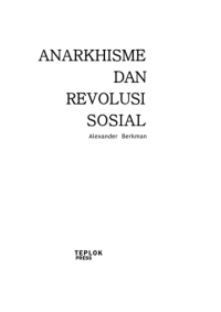 Anarkhisme dan Revolusi Sosial