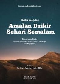 Amalan Dzikir Sehari Semalam