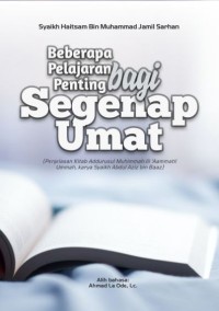 Image of Beberapa Pelajaran Penting untuk Seluruh Ummat