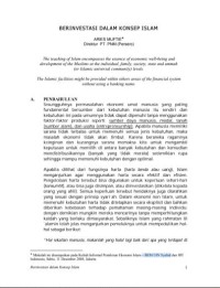 Image of BERINVESTASI DALAM KONSEP ISLAM