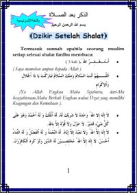 Image of Dzikir Setelah Shalat