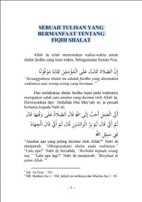 Image of SEBUAH TULISAN YANG BERMANFAAT TENTANG FIQIH SHALAT