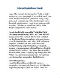 Image of Sejarah Singkat Imam Hanafi