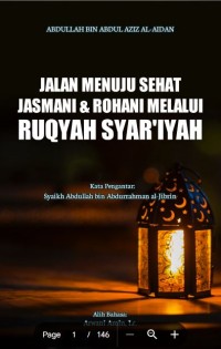 Image of Jalan Menuju Sehat Jasmani dan Rohani melalui Ruqyah Syar'iyah