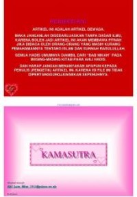 Kamasutra Dalam Islam