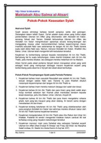 Image of Pokok-Pokok Kesesatan Syiah