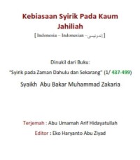 Kebiasaan Syirik Pada Kaum Jahiliah