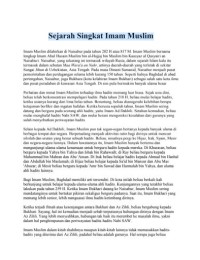Image of Sejarah Singkat Imam Muslim