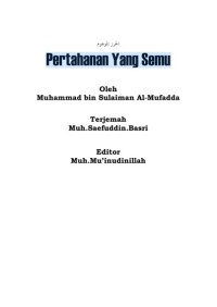 Image of Pertahanan Yang Semu