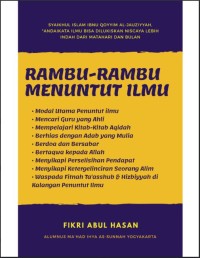 Rambu-Rambu Menuntut Ilmu