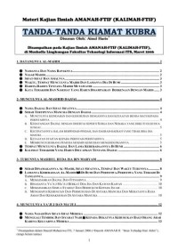 Image of TANDA-TANDA KIAMAT KUBRA